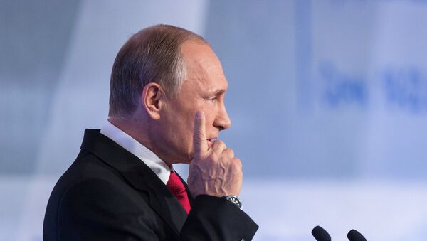 Presidente da Rússia, Vladimir Putin - Sputnik Brasil
