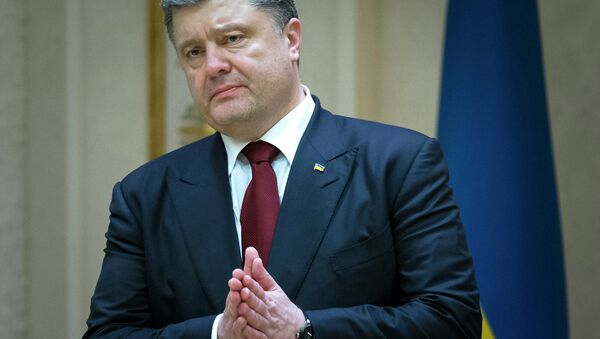 Presidente da Ucrânia Pyotr Poroshenko - Sputnik Brasil