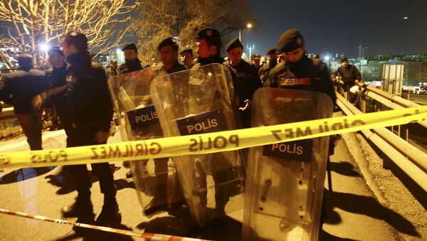 Polícia turca interdita área da explosão em Bayrampaşa, Istambul (Foto de arquivo) - Sputnik Brasil