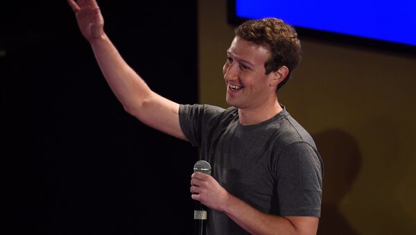 Mark Zuckerberg, cofundador do Facebook - Sputnik Brasil