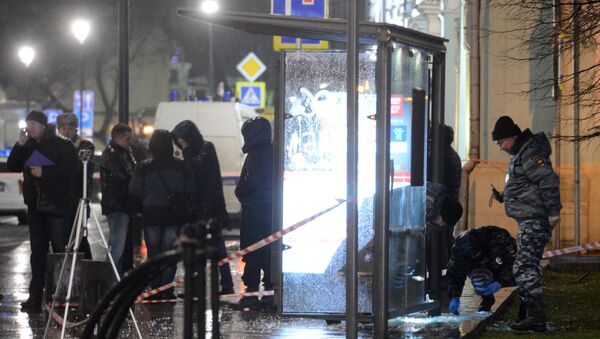 Explosão em ponto de ônibus em Moscou - Sputnik Brasil