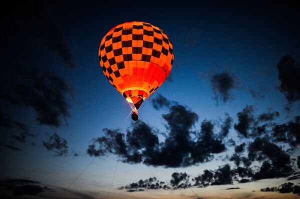 Balão durante 14º festival Anel Dourado da Rússia - Sputnik Brasil