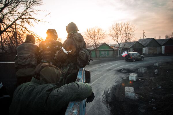 Combatentes da República Popular de Donetsk - Sputnik Brasil