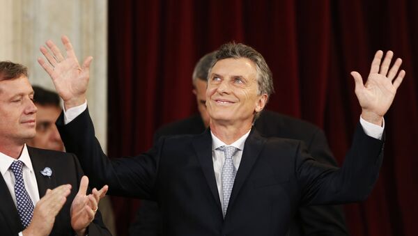 Presidente da Argentina, Mauricio Macri - Sputnik Brasil