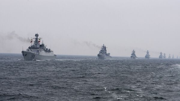 Navios de guerra da Marinha Chinesa - Sputnik Brasil
