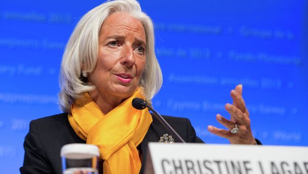 Diretora-gerente do FMI, Christine Lagarde - Sputnik Brasil