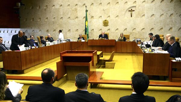 Sessão do Supremo Tribunal Federal (STF) - Sputnik Brasil