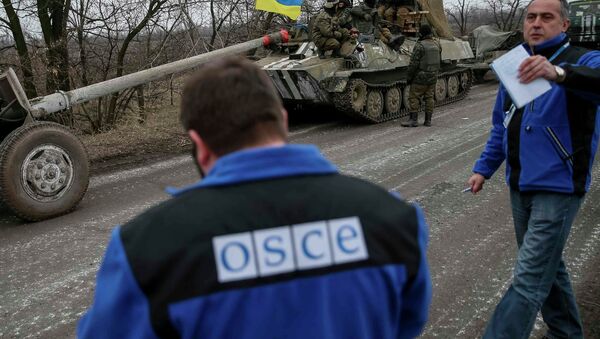 OSCE controla o movimento do material blindado ucraniano em Donbass - Sputnik Brasil