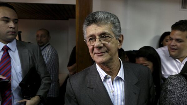 Henry Ramos Allup, novo presidente da Assembleia Nacional da Venezuela - Sputnik Brasil