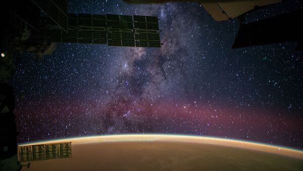 Via Láctea vista da Estação Espacial Internacional - Sputnik Brasil