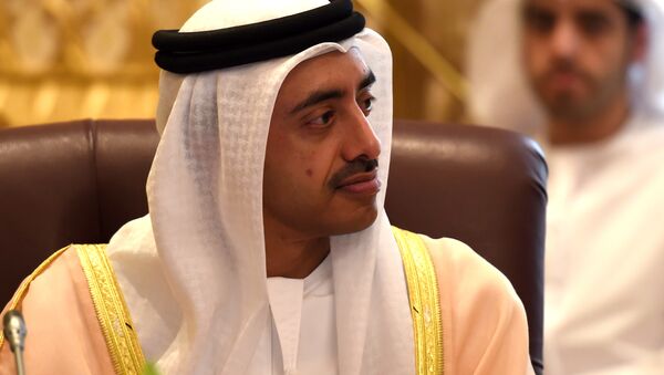 Abdullah bin Zayed al Nahyan, ministro de Relações Exteriores dos Emirados Árabes Unidos - Sputnik Brasil