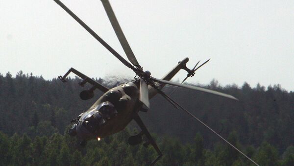 Helicóptero de assalto Mi-24 inspirou tanto os seus desenhadores e operadores que recebeu todo um monte de apelidos, desde ‘Crocodilo’ (Krokodil) e ‘Copo’ (Stakan) a ‘Tanque Voador’ (Letayuschy Tank) - Sputnik Brasil
