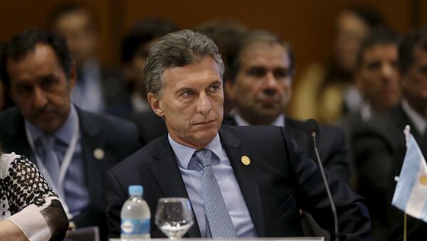 Argentina's President Mauricio Macri attends a session of the Summit of Heads of State of MERCOSUR - Sputnik Brasil