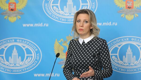 A porta-voz do Ministério das Relações Exteriores da Rússia Maria Zakharova - Sputnik Brasil