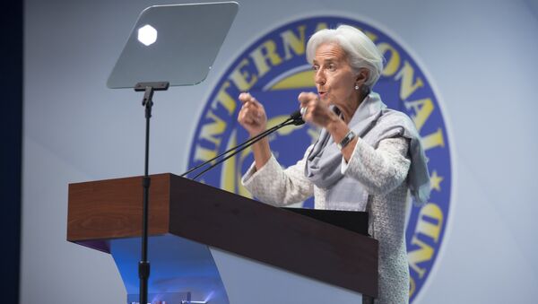 Cristine Lagarde, diretora-gerente do Fundo Monetário Internacional (FMI) - Sputnik Brasil