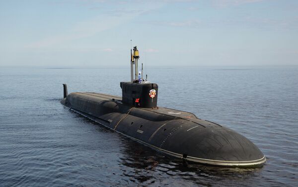 Submarino nuclear russa  Vladimir Monomakh - Sputnik Brasil