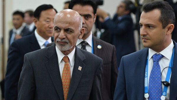 Ashraf Ghani Ahmadzai durante cúpula da SCO em Ufá - Sputnik Brasil