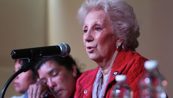 Estela de Carlotto, presidente da organização argentina de defesa dos direitos humanos Abuelas de Plaza de Mayo (Avós da Praça de Maio) - Sputnik Brasil