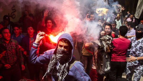 Manifestações em Egito. 24 de abril, 2015 - Sputnik Brasil