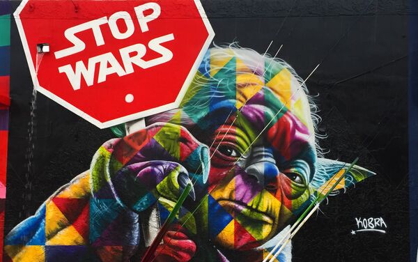 Stop Wars, por Eduardo Kobra, Miami, estado de Florida, EUA - Sputnik Brasil
