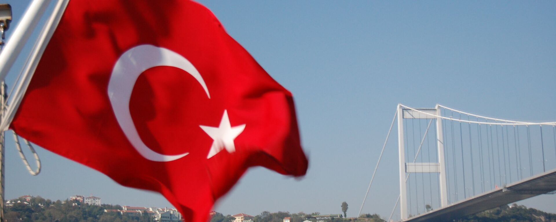 Bandeira turca no Estreito de Bósforo - Sputnik Brasil, 1920, 07.03.2022