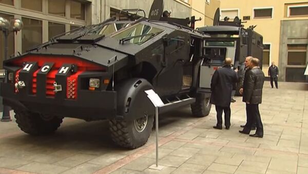 Falcatus armored vehicle - Sputnik Brasil