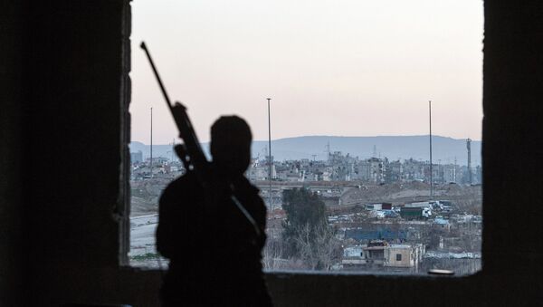Jobar, a district of Damascus controlled by Jabhat al-Nusra militants (File) - Sputnik Brasil