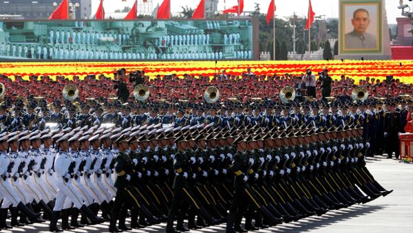 Desfile militar na China - Sputnik Brasil