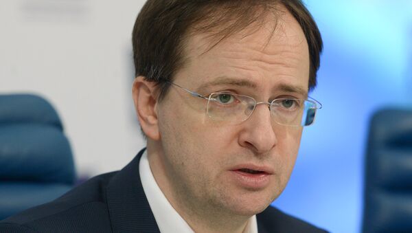 Vladimir Medinsky, ministro da Cultura da Rússia - Sputnik Brasil
