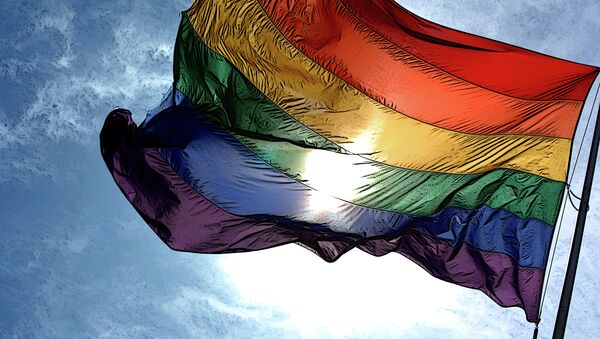 Bandeira do orgulho LGBT - Sputnik Brasil