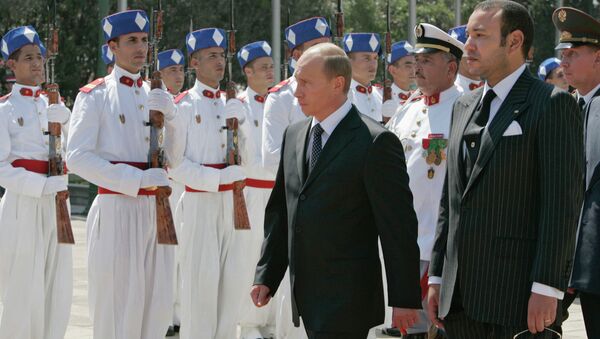 Visita do presidente russo Vladimir Putin ao Marrocos (maio de 2015) - Sputnik Brasil