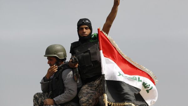 Soldado das forças iraquianas na cidade de al-Alam - Sputnik Brasil