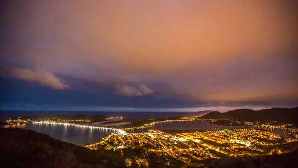 Vista noturna da cidade de Florianópolis-SC - Sputnik Brasil