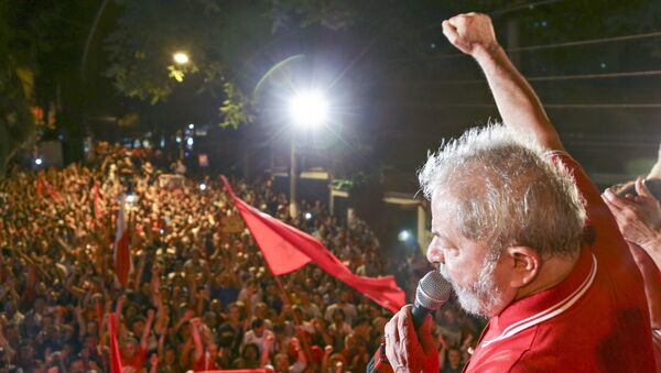 Ato pela democracia em São Bernardo do Campo - Sputnik Brasil