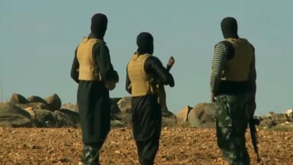 Militantes do grupo terrorista Daesh (proibida na Rússia) no Afeganistão - Sputnik Brasil