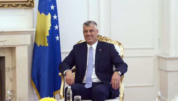 Hashim Thaci - o presidente do Kosovo - Sputnik Brasil