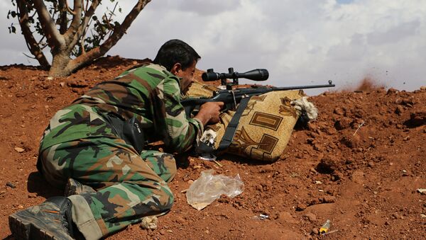 Combatente do Exército Livre Sírio (foto de arquivo) - Sputnik Brasil