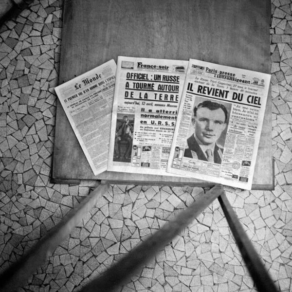 Jornais franceses de 12 de abril de 1961 anunciam o feito de Yuri Gagarin - Sputnik Brasil