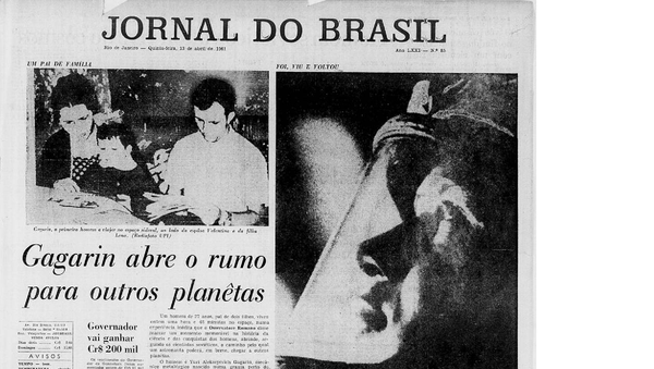 Capa do Jornal do Brasil em 13 de abril de 1961 - Sputnik Brasil