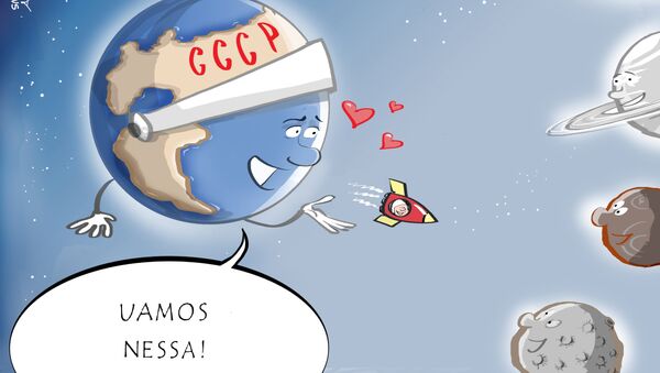A frase lendária de Yuri Gagarin Vamos nessa! - Sputnik Brasil