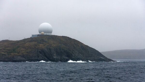 O radar Globus-II em Vardo, Noruega - Sputnik Brasil