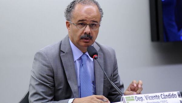 Vicente Cândido, deputado federal pelo PT-SP - Sputnik Brasil