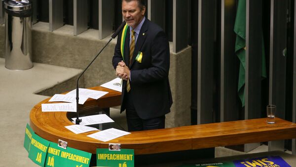 Afonso Hamm, deputado federal, em debate sobre o impeachment na Câmara dos Deputados - Sputnik Brasil