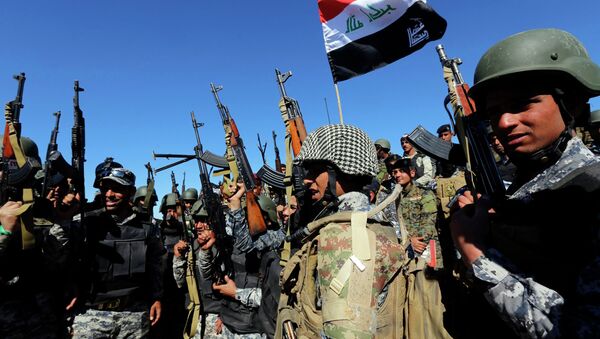 Forças do Iraque em Al Hadidiya, ao sul de Tikrit - Sputnik Brasil