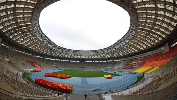 A renovação do estádio Luzhniki para a Copa do Mundo de 2018 - Sputnik Brasil