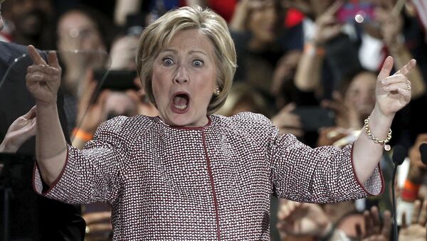 A candidata ao cargo presidencial dos EUA Hillary Clinton em Nova York - Sputnik Brasil