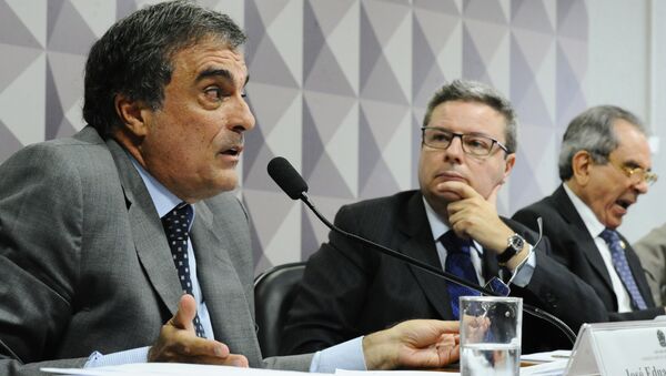 José Eduardo Cardozo na Comissão de Impeachment para debater o relatório apresentado pelo Senador Antonio Anastasia - Sputnik Brasil