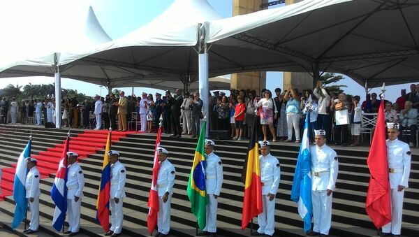 Cerimônia de entrega da Medalha da Vitória no Rio de Janeiro - Sputnik Brasil