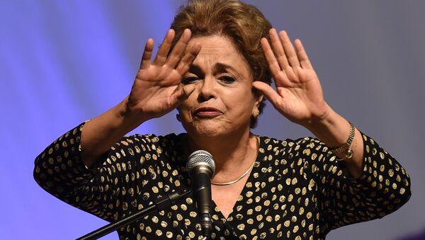 Presidente do Brasil, Dilma Rousseff, na 4 Conferência de Políticas Para as Mulheres, Brasília, Brasil, 10 de maio de 2016 - Sputnik Brasil