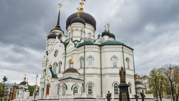 Catedral da Anunciação na cidade russa de Voronezh. - Sputnik Brasil